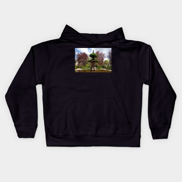 Jardim Botanico, old town, Coimbra, Portugal, city Kids Hoodie by Kruegerfoto